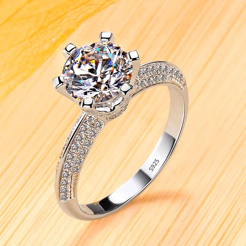 Silver Ring with Precious Zirconium Stones-Westeryn