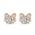 Celestial Cat Stud Earrings-Westeryn