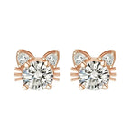 Celestial Cat Stud Earrings-Westeryn