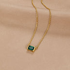 Moni Green Emerald Necklace-Westeryn