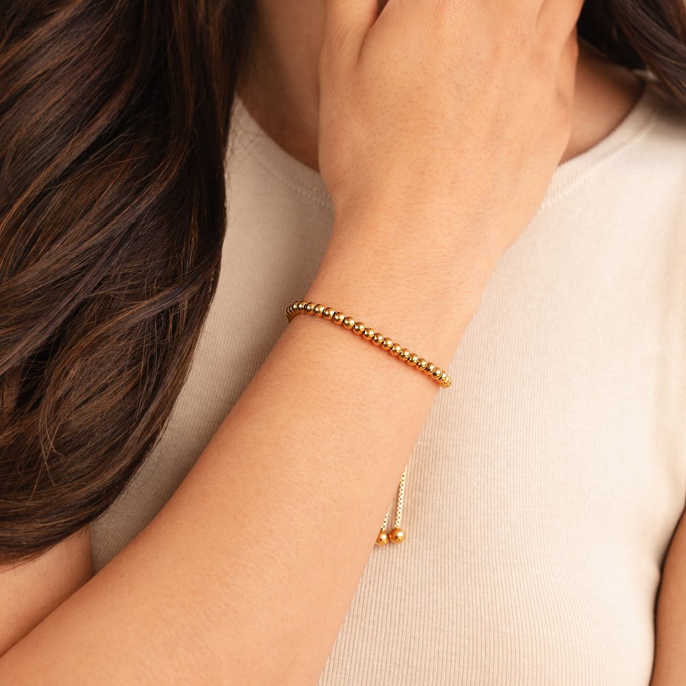 Nila Beaded Gold Bracelet-Westeryn