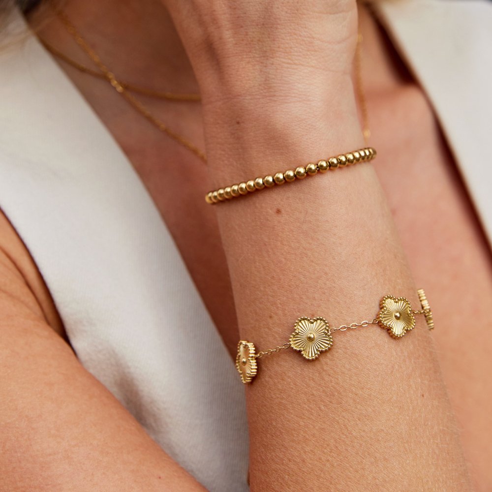 Nila Beaded Gold Bracelet-Westeryn