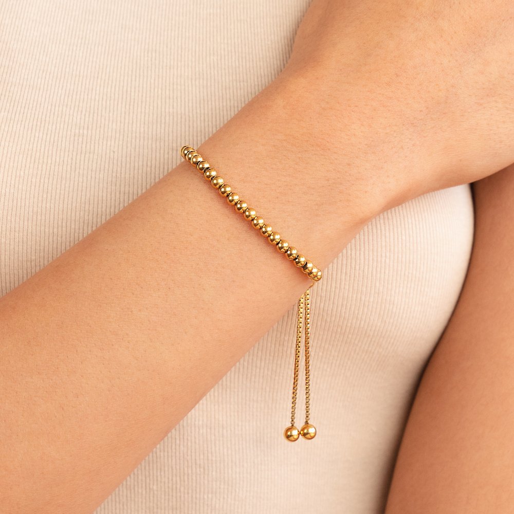 Nila Beaded Gold Bracelet-Westeryn