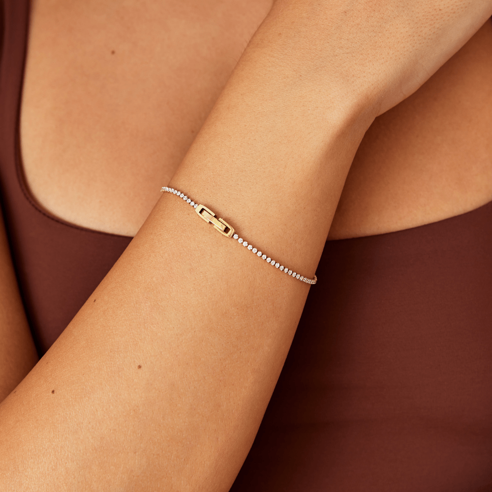 Niyah Crystal Gold Bracelet-Westeryn