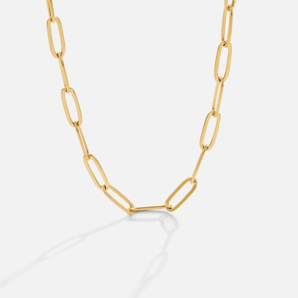 Gold Clip Necklace-Westeryn