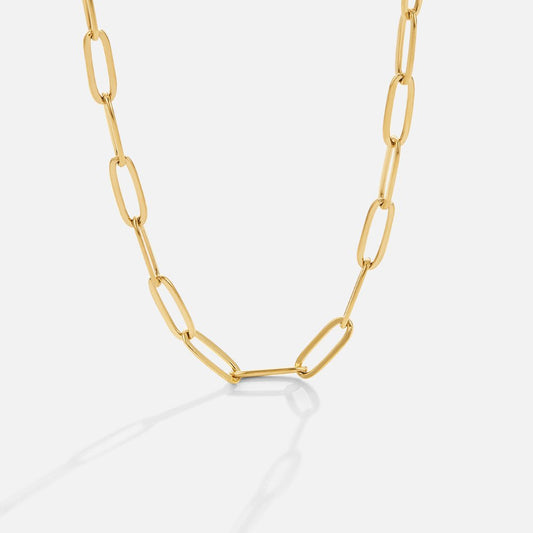 Gold Clip Necklace