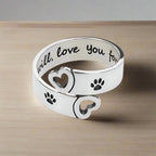 Twilight Paw & Heart Twist Ring-Westeryn