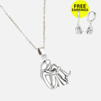 Ametis – Elegant Hug Pendant with Matching Earrings – Limited Time Just for You-Westeryn