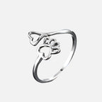 TILAIE – Flexible Stainless Steel Paw & Heart Ring for Stylish Comfort-Westeryn