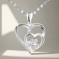NAYLA – Elegant Paw & Heart Necklace made of fine 925 Sterling Silver with sparkling Zirconia-Westeryn