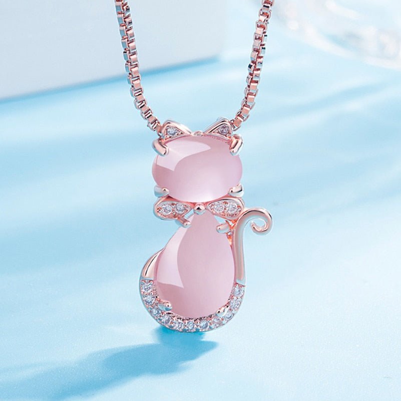Charming Cat Pendant Necklace-Westeryn