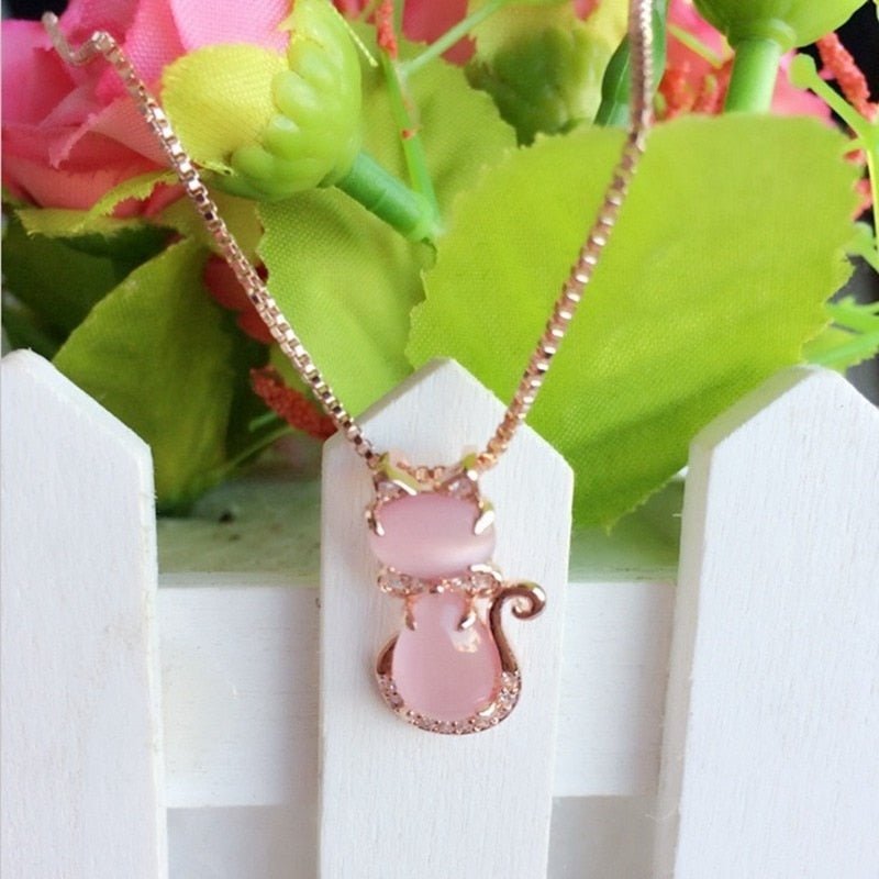 Charming Cat Pendant Necklace-Westeryn