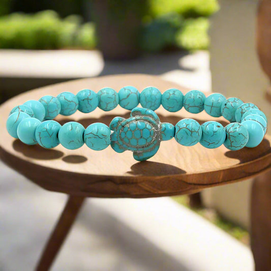 Tranquil Turtle Charm Bracelet