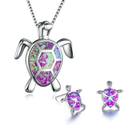 Ocean Whisper Necklace & Earring Set
