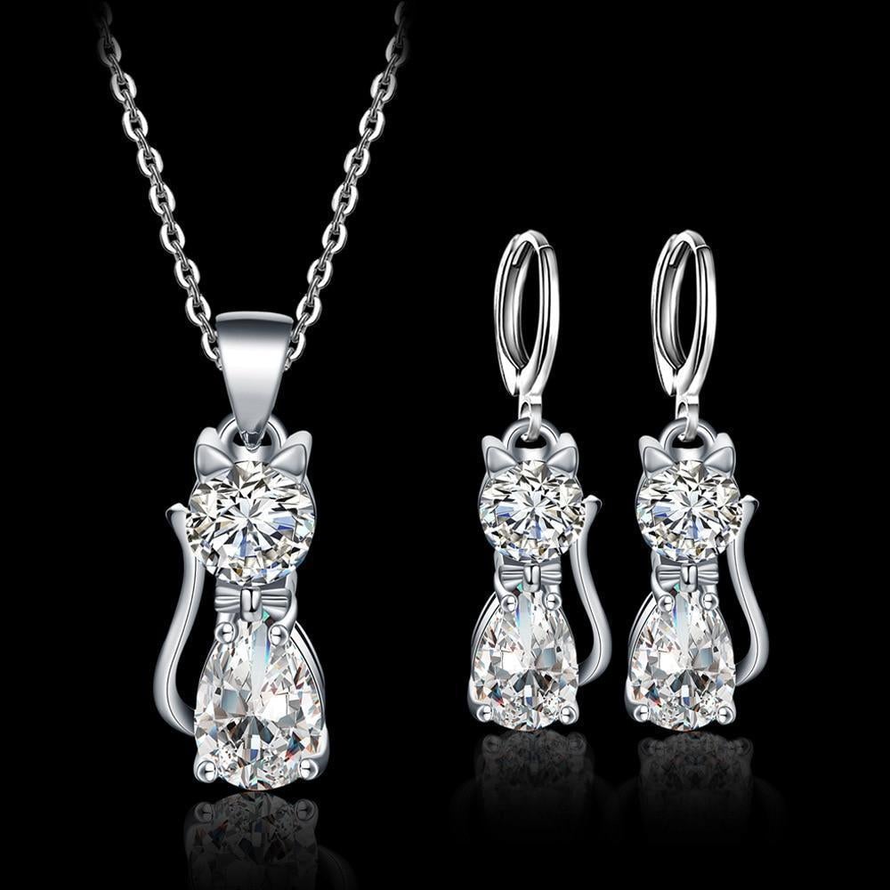 Whimsical Cat Charm Set