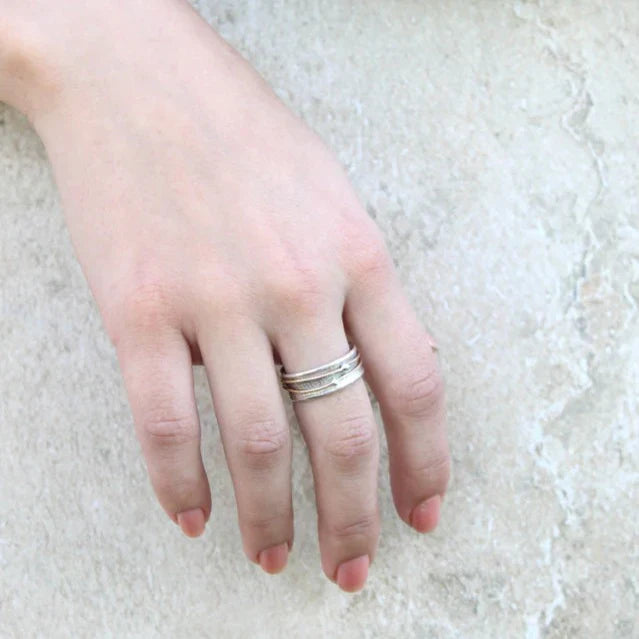 Shine - Gold Layered Silver Ring-Westeryn