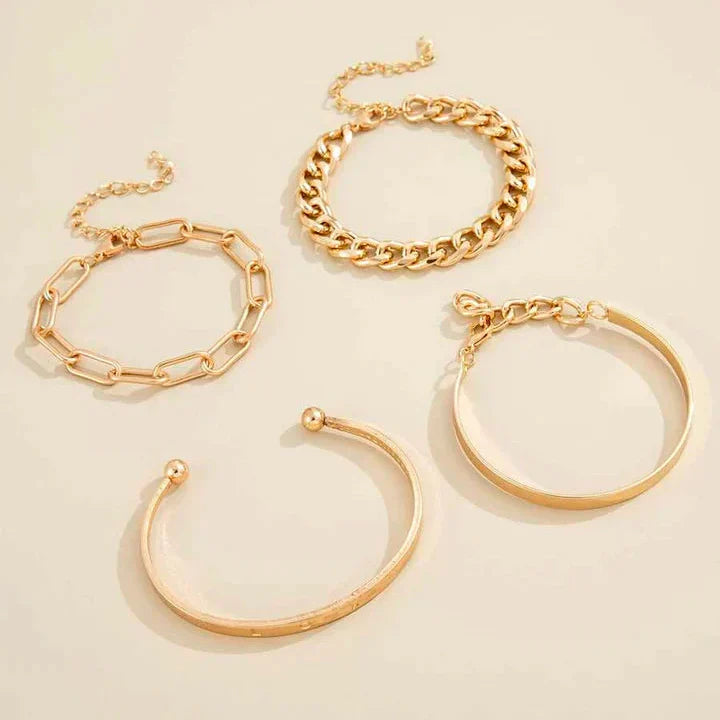 Elan Mercer Bracelet Set | Gold-Westeryn