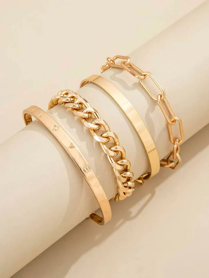 Elan Mercer Bracelet Set | Gold-Westeryn