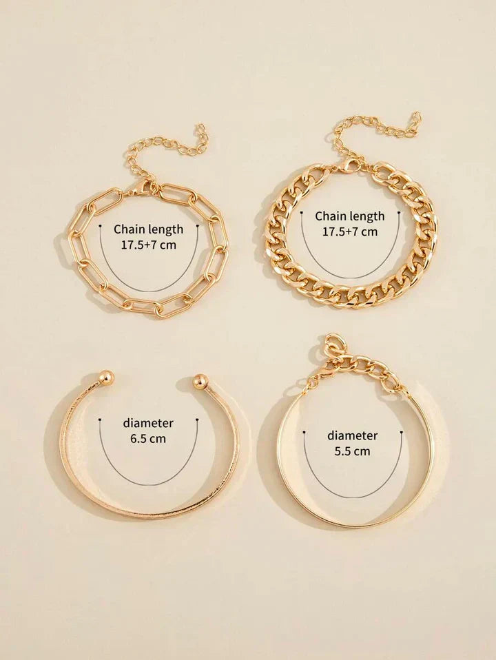 Elan Mercer Bracelet Set | Gold-Westeryn