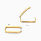 Large Icon Hoops | Gold-Westeryn