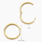 Gia Statement Hoops | Gold-Westeryn