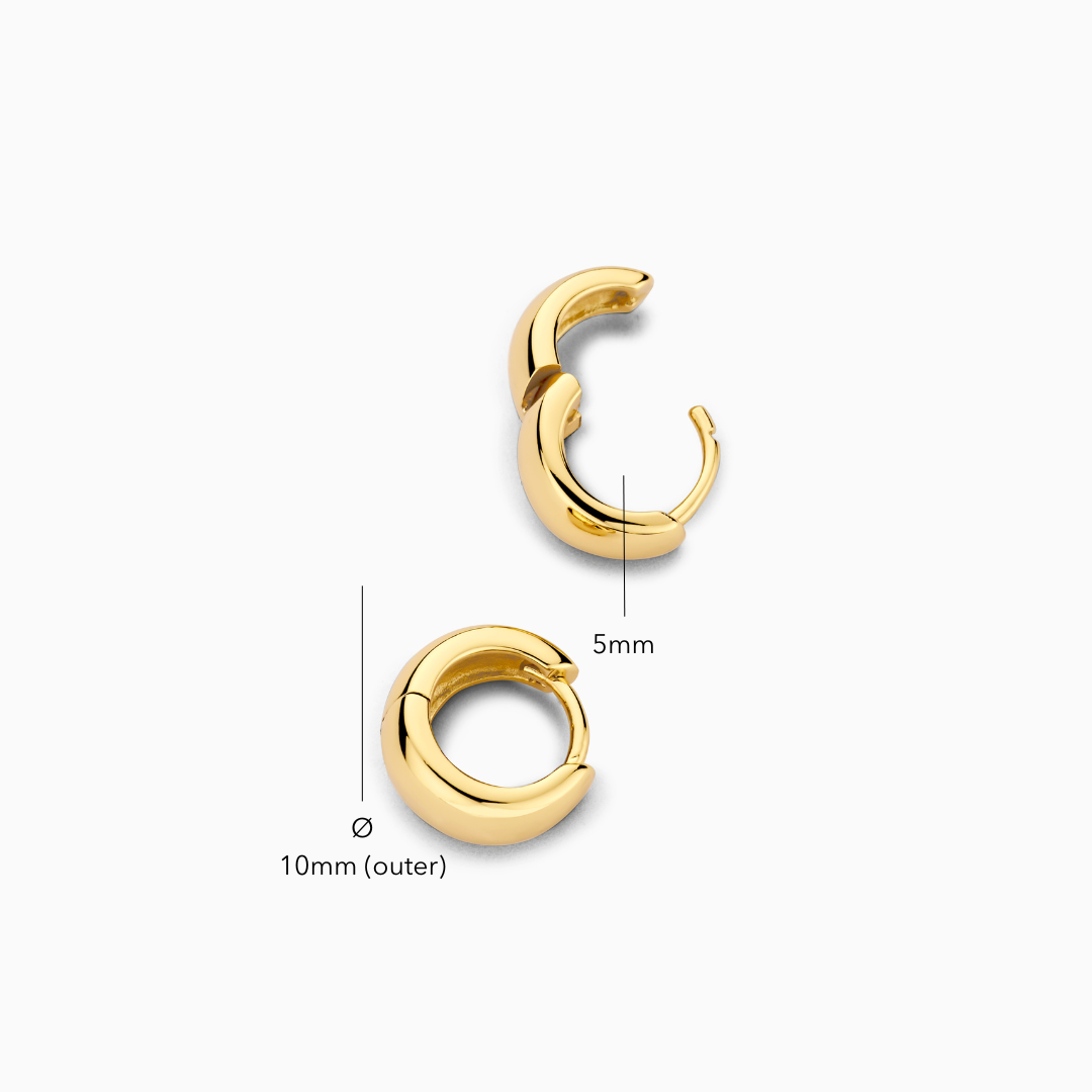 Rue Mini Hoops | Gold-Westeryn