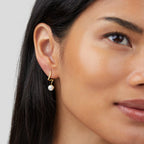Tam Pearl Wave Earrings-Westeryn