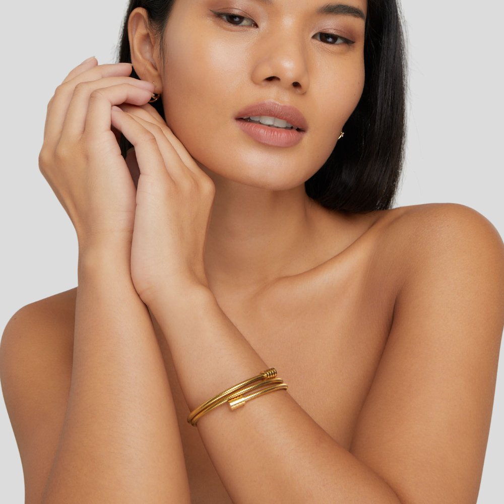 Twisted Gold Bracelet-Westeryn