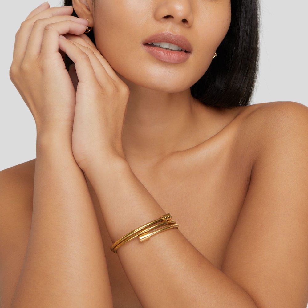 Twisted Gold Bracelet-Westeryn
