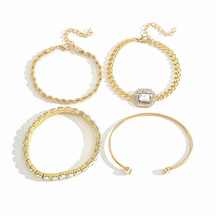 Domitia Calvina Bracelet Set | Gold-Westeryn