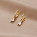 Premium Crystal Gold Earrings-Westeryn